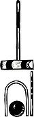 Clip Art of Croquet u14104777 - Search Clipart, Illustration Posters