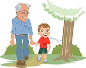 grandfather clipart